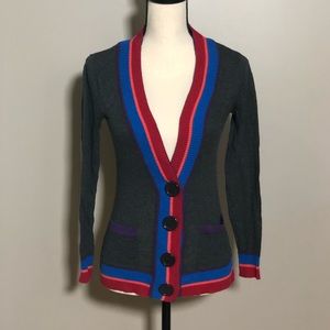 Adorable 100% Cotton Striped Cardigan
